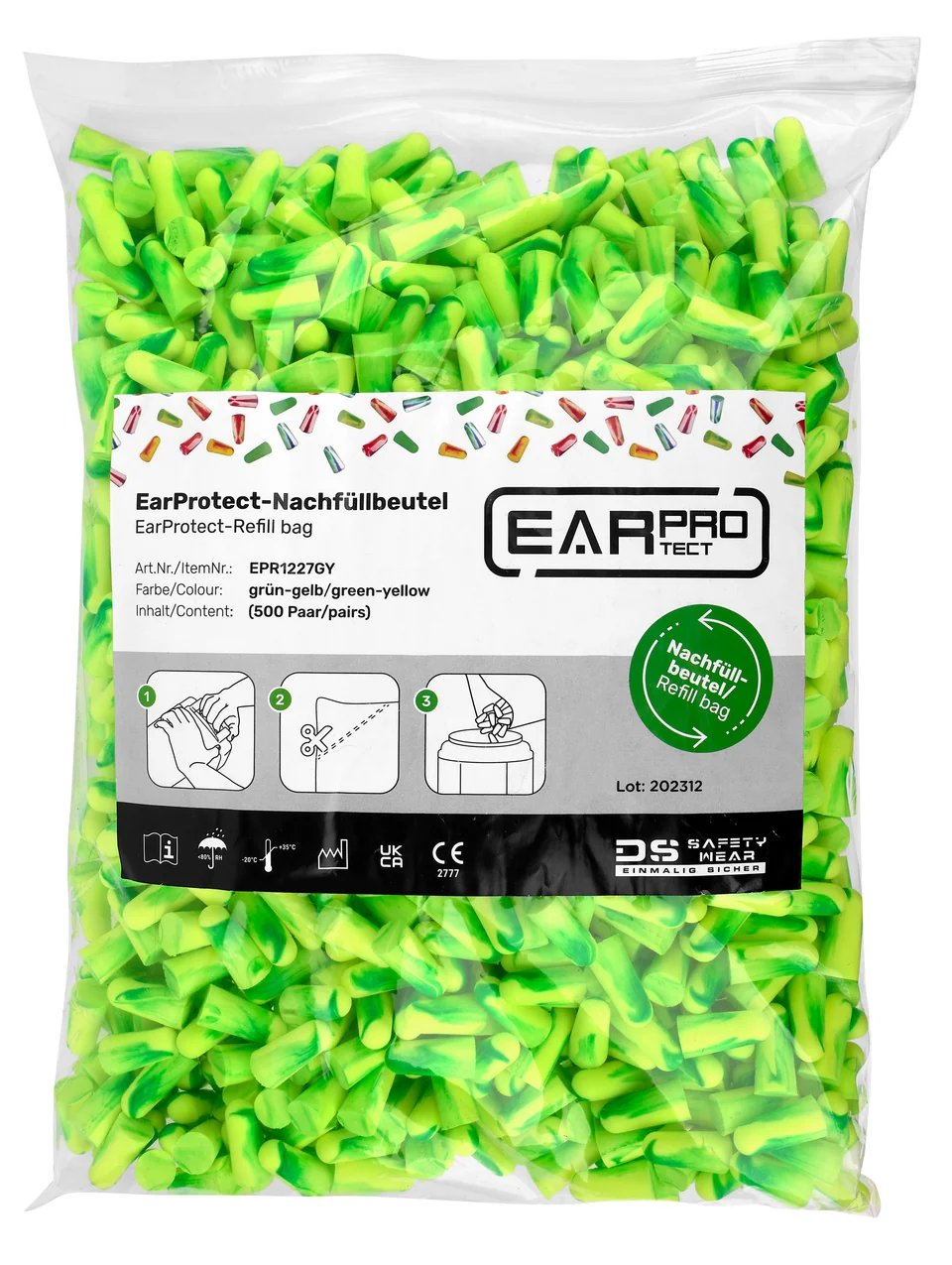 EarProtect Nachfüllbeutel EPR1227GY